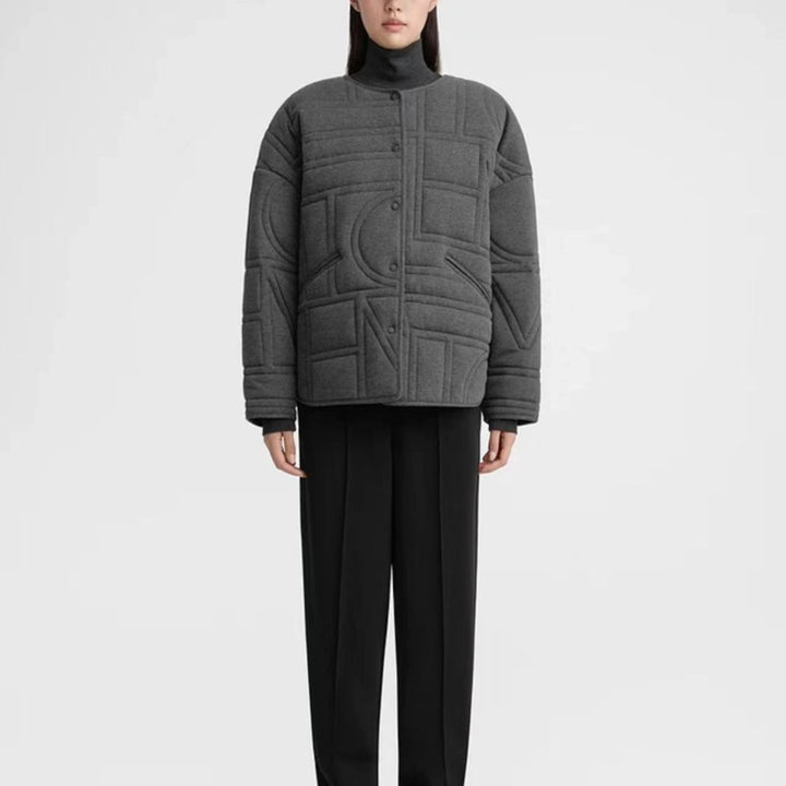 Ladies Functional Quilted Jacket with Modern Chic Design and Style