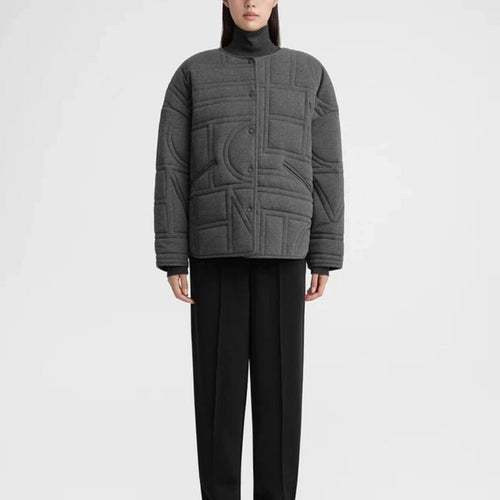 Ladies Functional Quilted Jacket with Modern Chic Design and Style