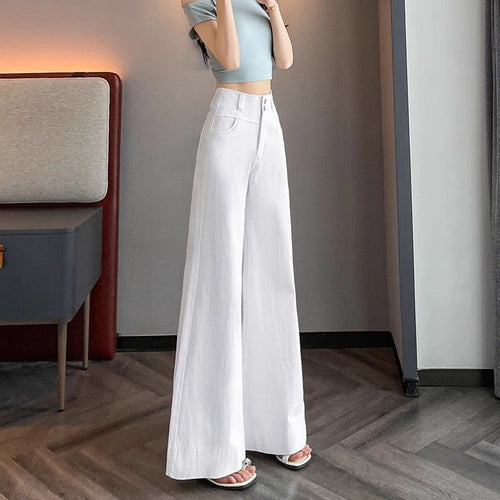 Pantalons en denim amples pour femmes Chic & Stil