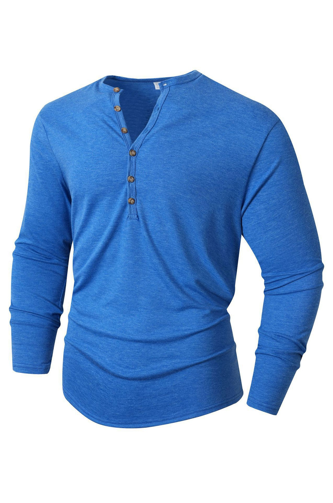 Men's long sleeve shirt with button placket Lune London