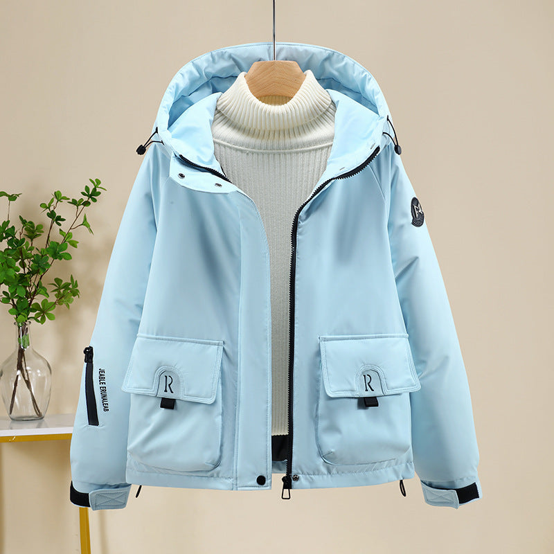 Ladies Sports and Functional Clothing Outdoor Jacket with Hood and Many Pockets Lune London