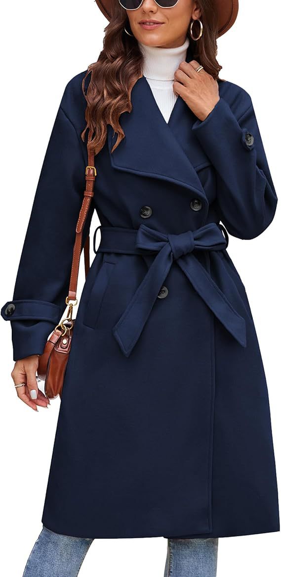 Ladies long coat elegant and comfortable Lune London