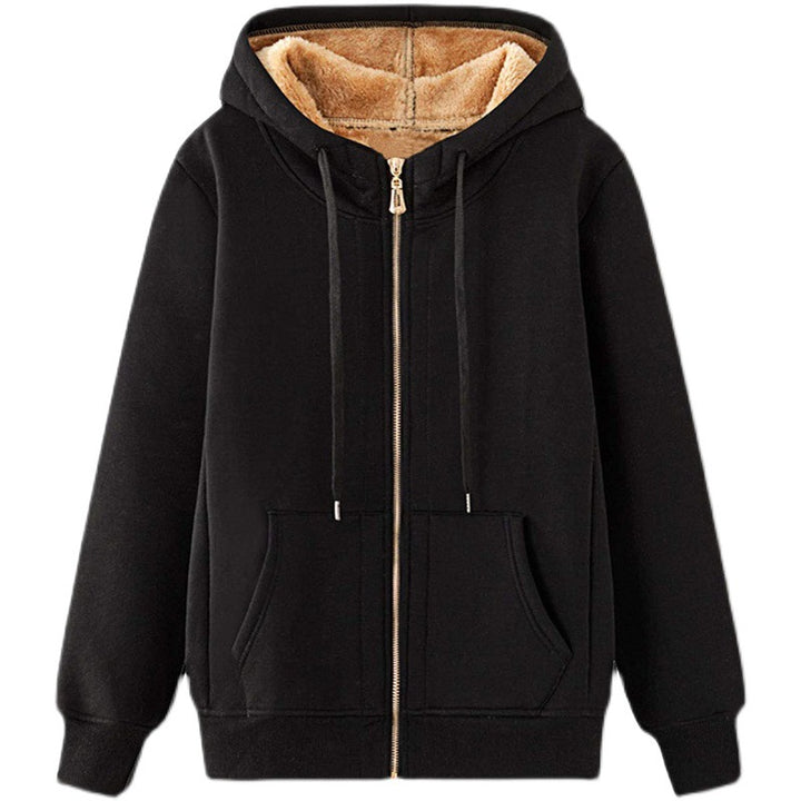 Women's hooded jacket with plush lining and practical pockets Lune Londonl