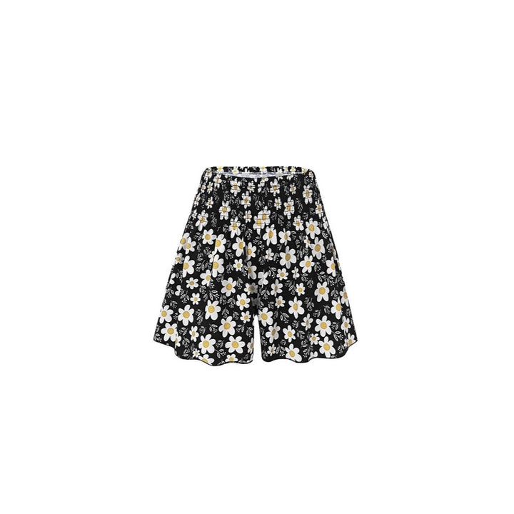 Lune London Women's Animal Print Ruffle Shorts