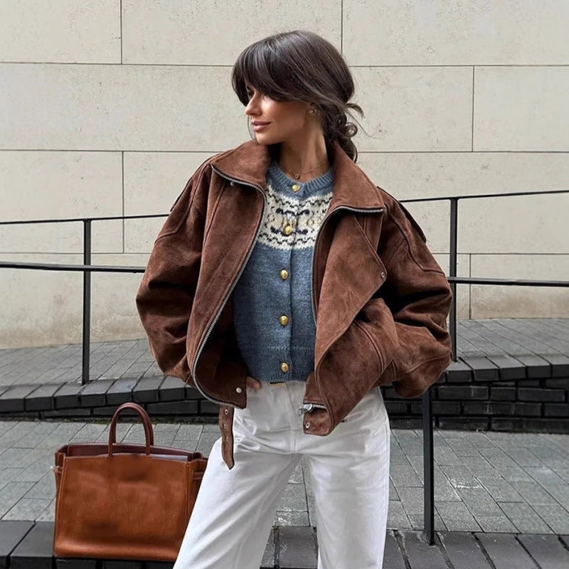 Ladies Oversized Trendy Jacket Lune London