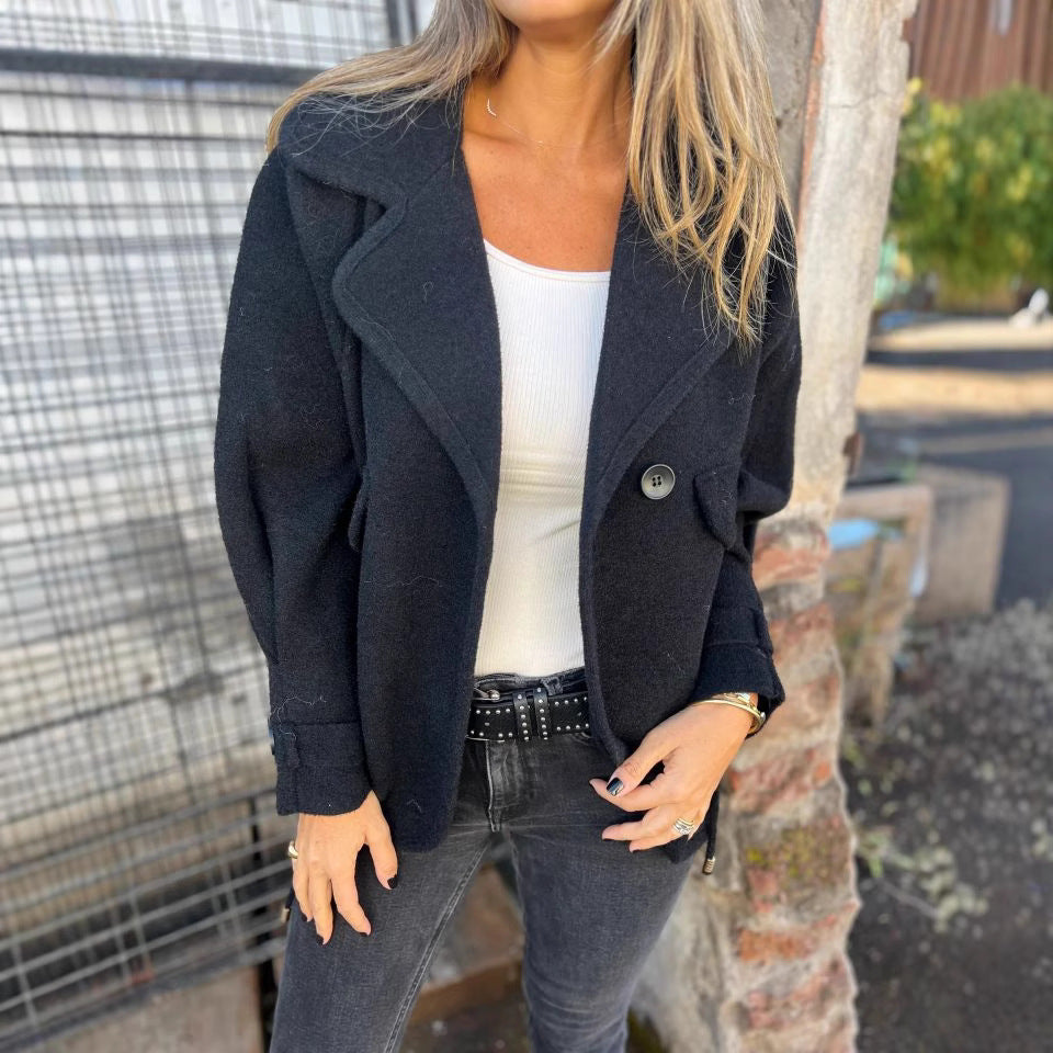 Oversized soft coat for women Lune London