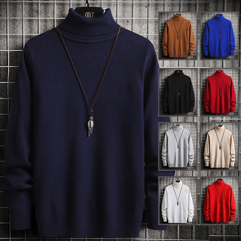 Lune London | Men's stylish turtleneck sweater made of soft knitted material with modern accents