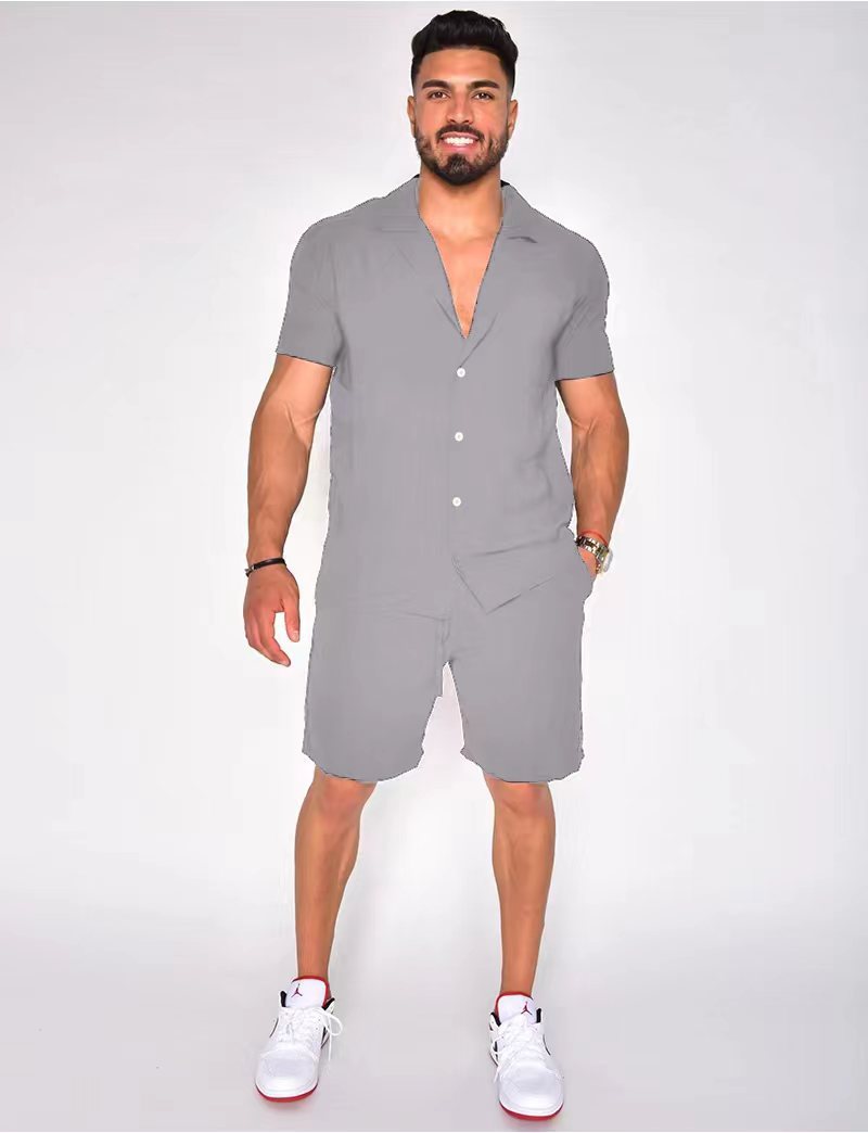Short Sleeve Shirt for Men Set Amarae