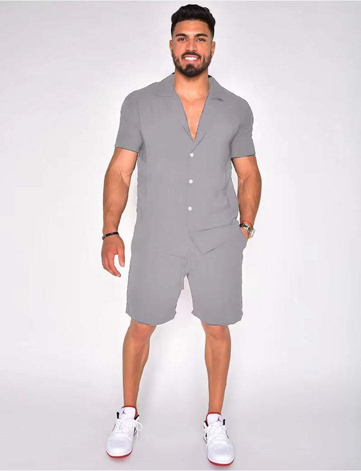 Short Sleeve Shirt for Men Set Amarae
