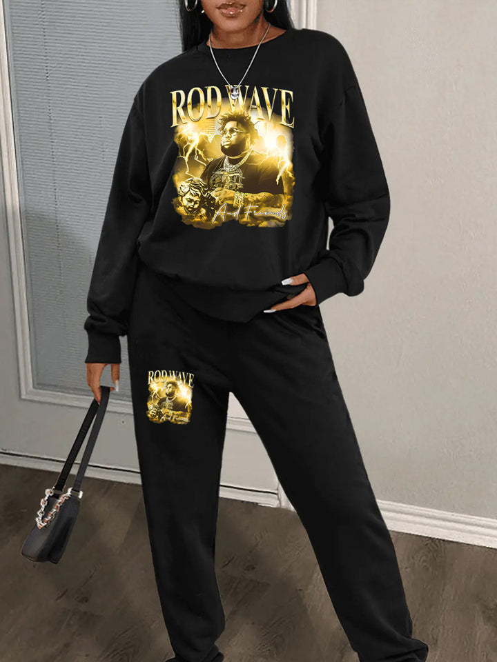 Ladies sweat set with unique graphics Amarae