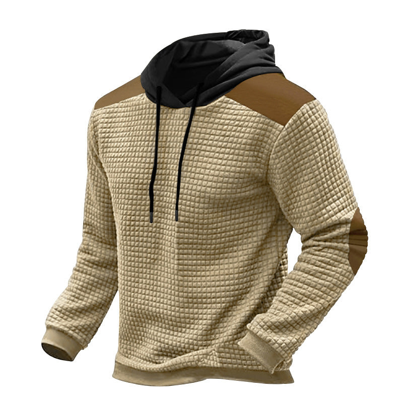 Men's structured hoodie with contrasting details Lune London