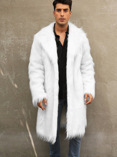 Luxurious faux fur coat for men Amarae
