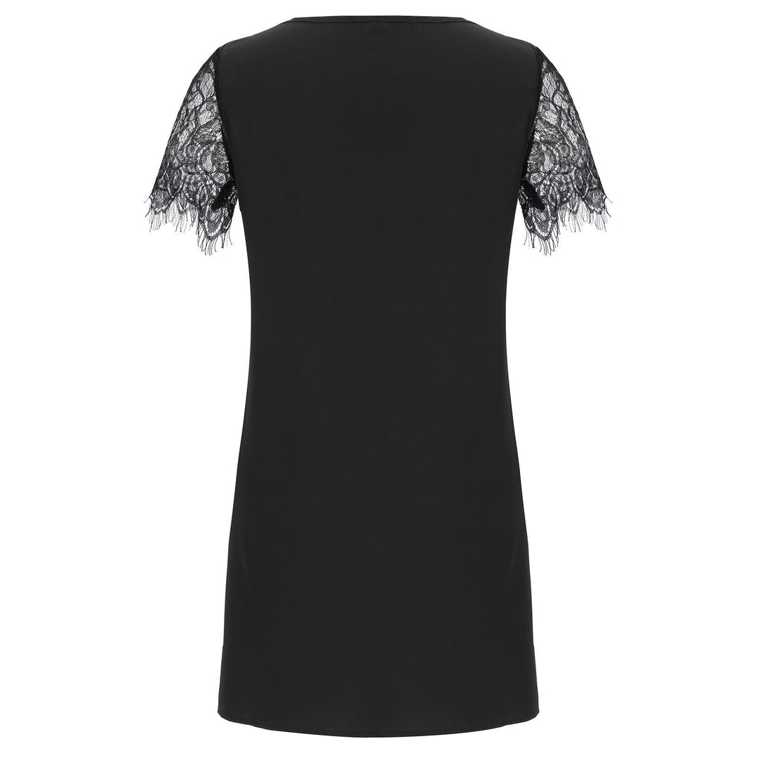 Ladies Elegant Lace Sleeve Dress Lune London