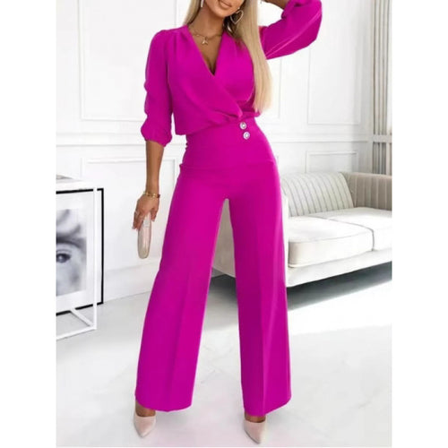 Elegant ladies jumpsuit with wide legs Amarae