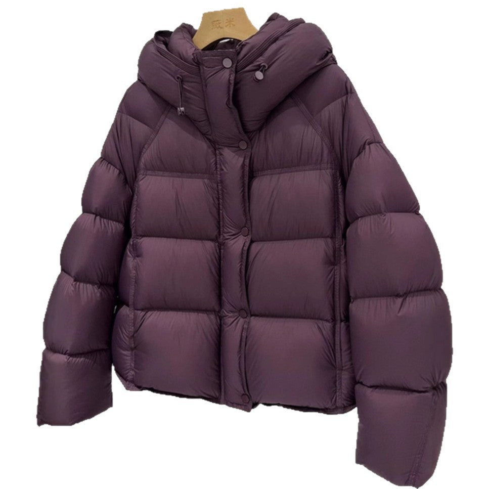 Women's down jacket with hood Lune London