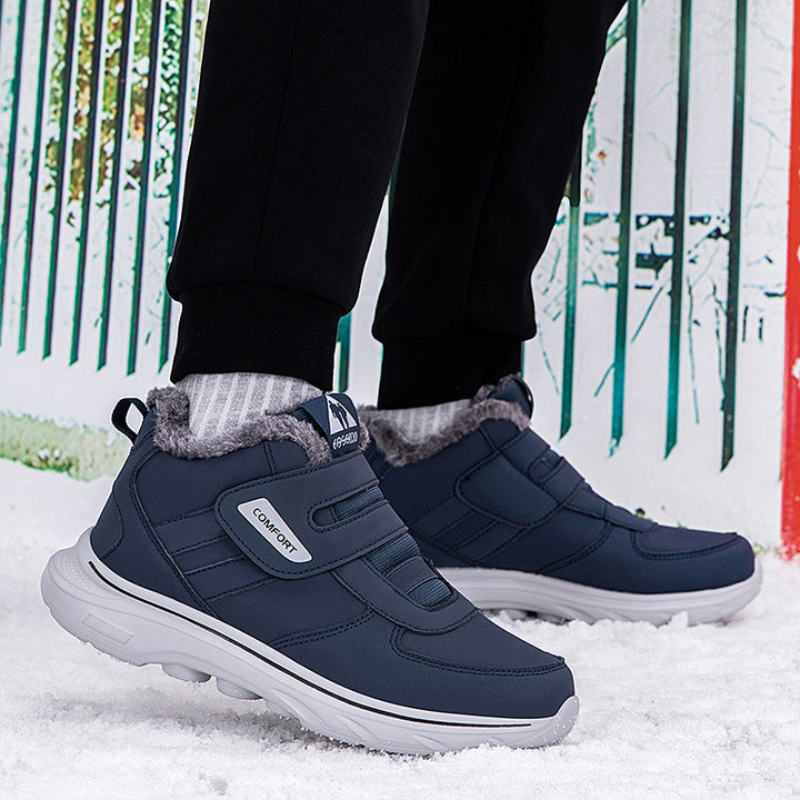 Insulated winter sneakers for women with a convenient velcro closure and a soft inner lining Lune London