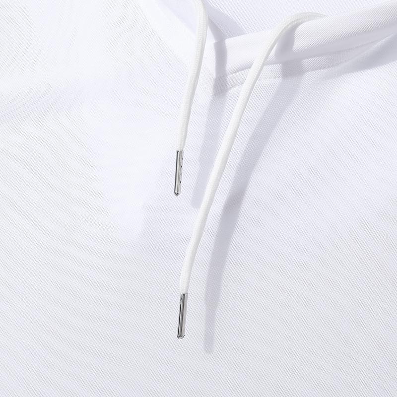Men's Breathable Sports Tank Top with Hood and Practical Laces Lune London