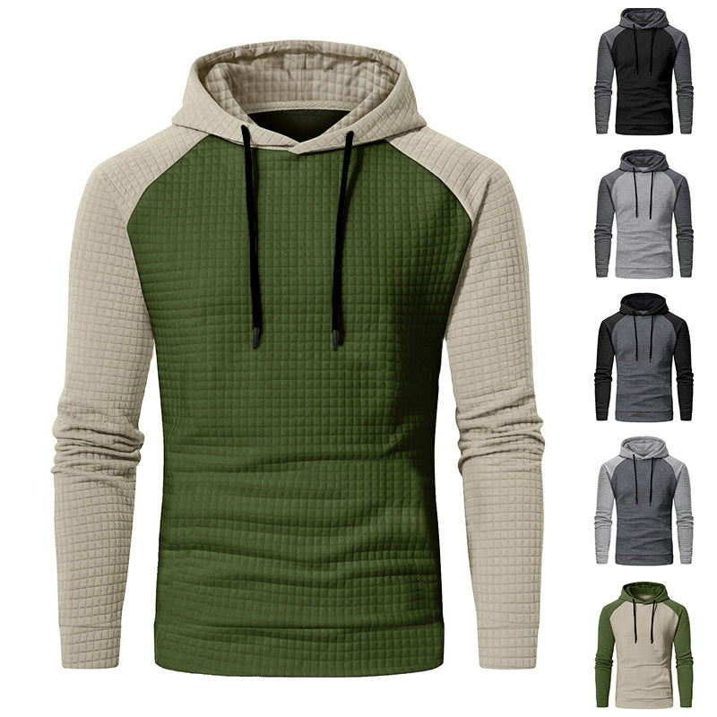 Men's hoodie with textured design Amarae