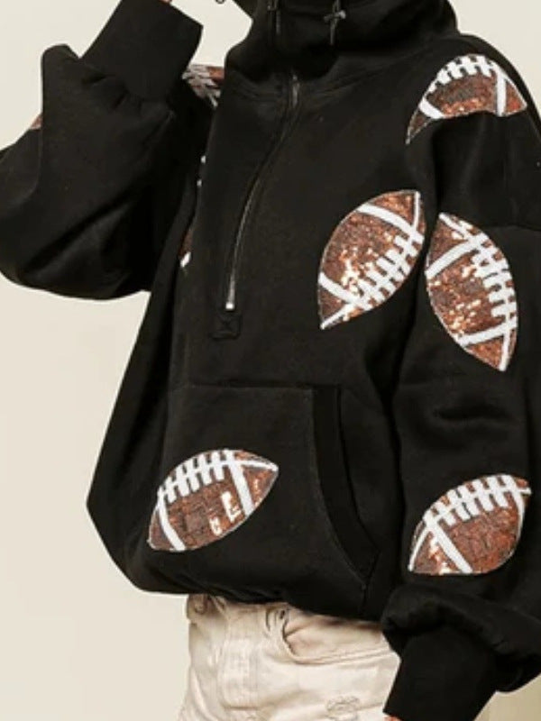 Ladies casual hoodie with sport-specific design Lune London