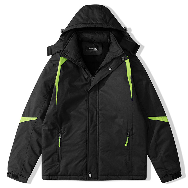 Lady insulated outdoor jacket with adjustable hood Lune London