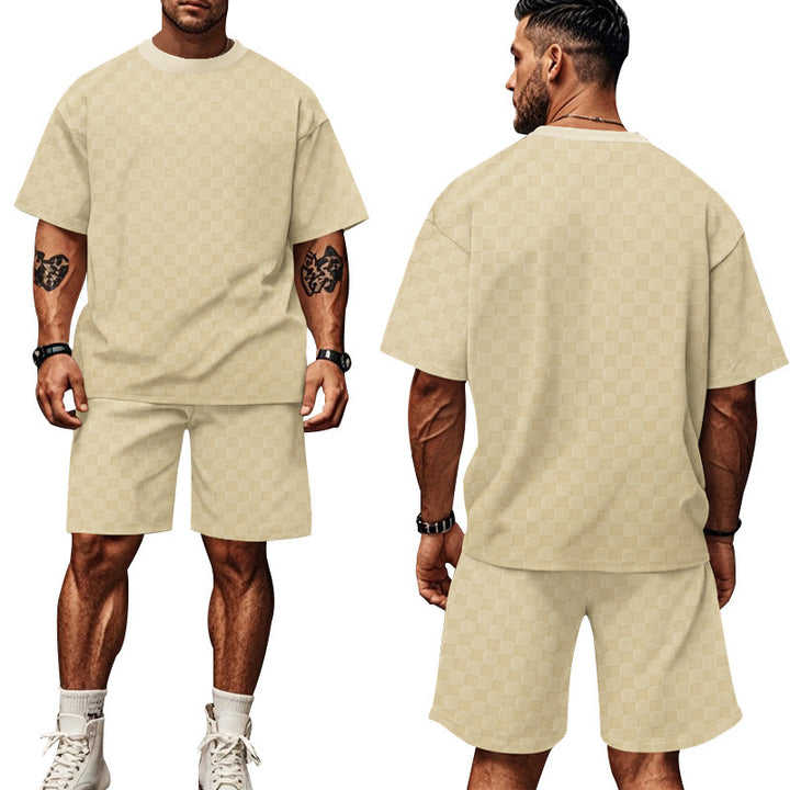 Casual set for men with oversized t-shirt and shorts Lune London