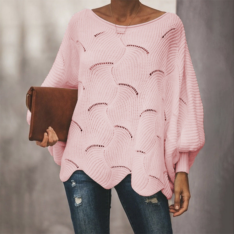 Ladies Elegant Knit Top with Relaxed Fit and Airy Knits Lune London