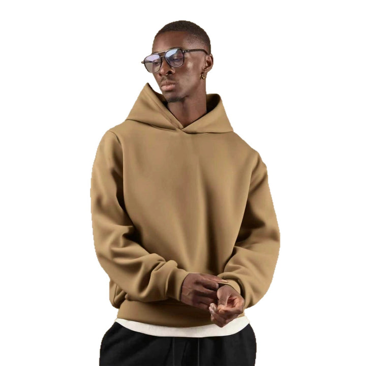Casual hooded sweatshirt for men in soft material Lune London