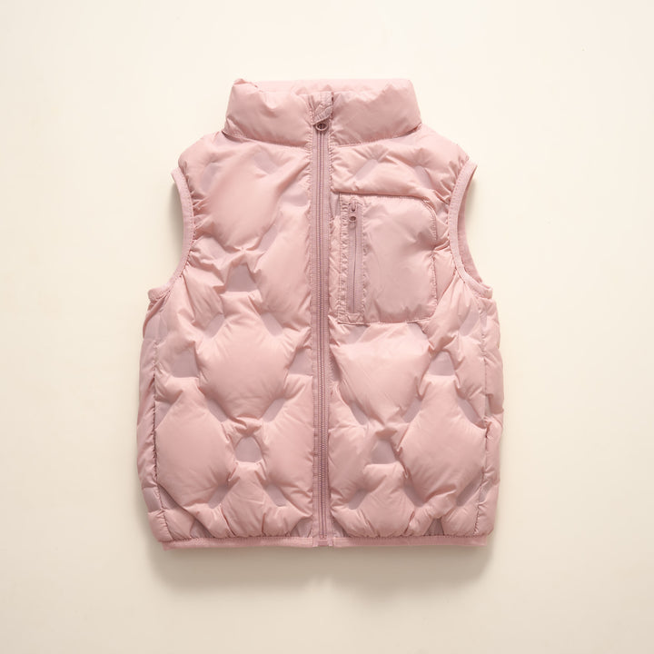 Ladies lightweight quilted jacket with high collar Lune London