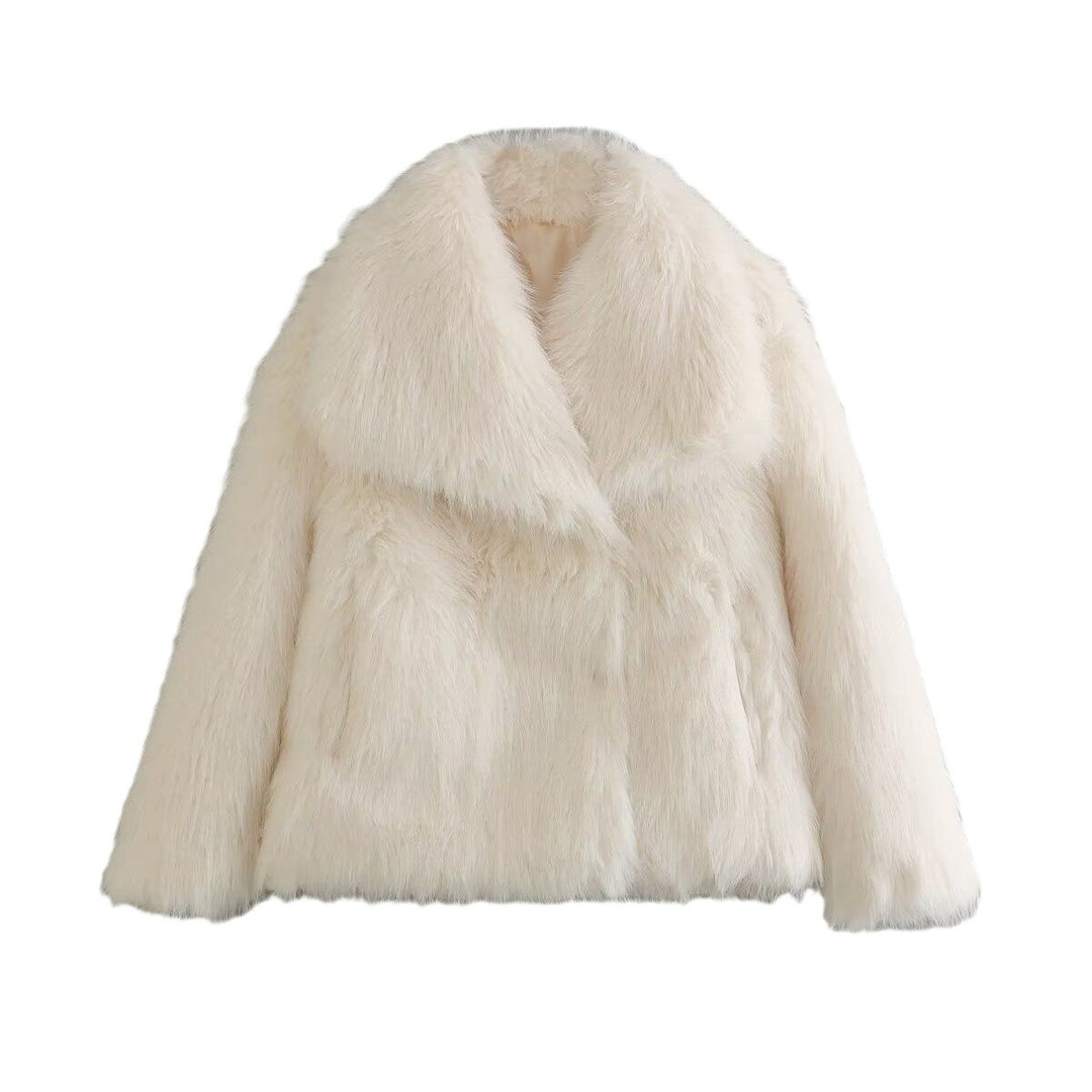 Short fleece jacket for women Amarae