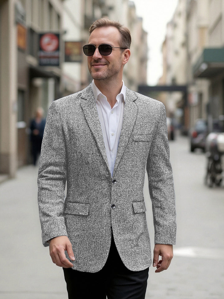 Elegant blazer for men in textured fabric Lune London