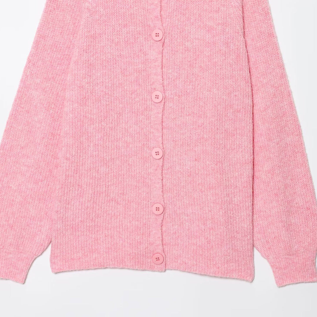 Ladies cardigan and cozy knit with button details Lune London