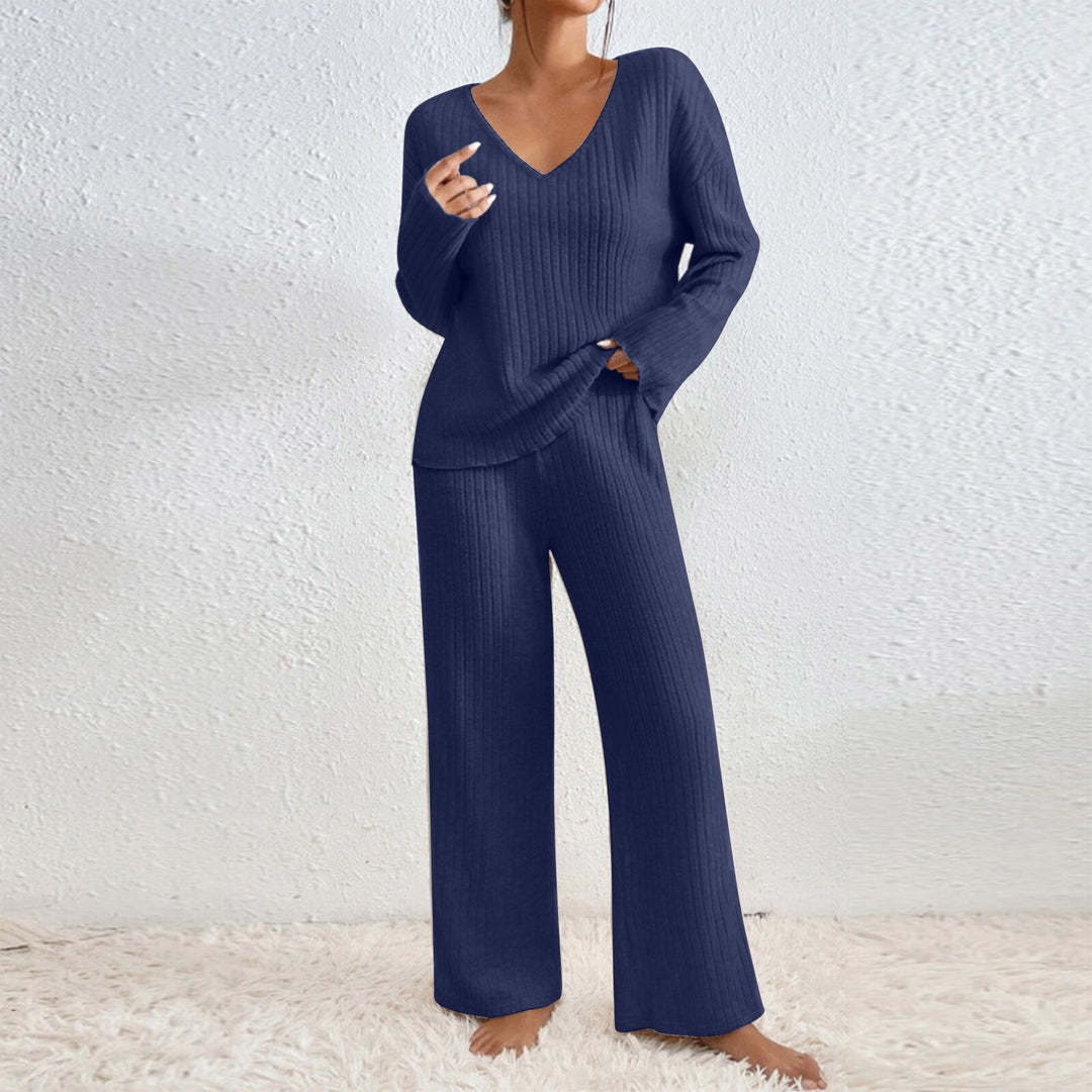 Chic and Stylish Casual Knit Loungewear Set for Women