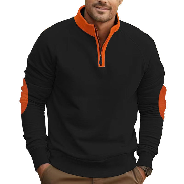Amarae men's sporty sweater with zipper