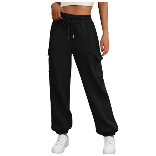 Sport pants for women with pockets and elastic waistband Amarae