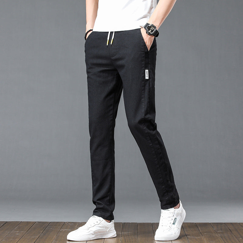 Casual cotton pants for men with adjustable waist and practical pockets Lune London