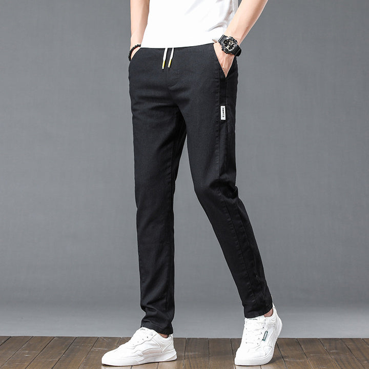 Casual cotton pants for men with adjustable waist and practical pockets Lune London