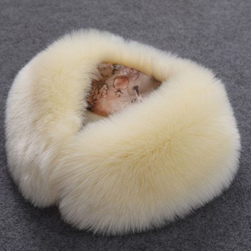 Women's High-Pile Loop Scarf made of Faux Fur with Soft Lining Amarae