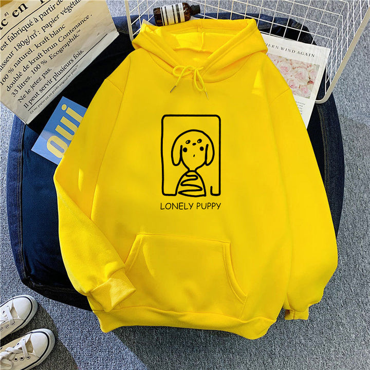Women's hoodie with creative dog motif Chic & Stil