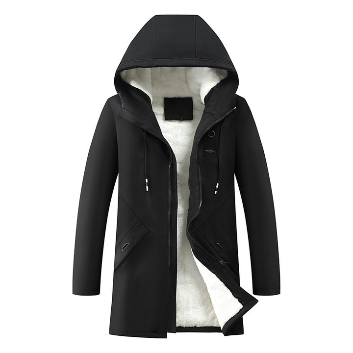 Waterproof transition jacket for men with insulating lining and hood Lune London