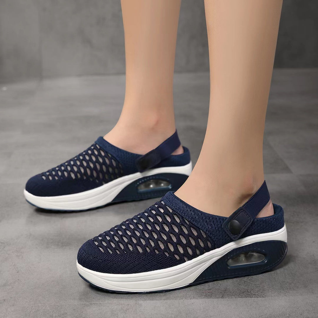 Ladies Breathable Mesh Slippers Lune London