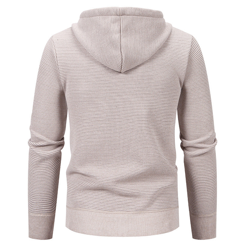 Men's hooded jacket with a modern structure design and insulated lining Lune London