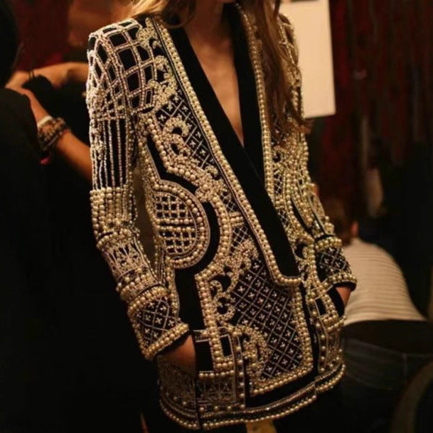 Ladies Crystal Glamour Chic Jacket