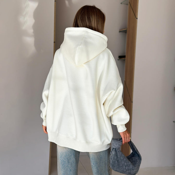 Casual hoodie for women with a creative leopard pattern and a comfortable fit Amarae