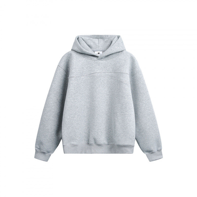 Unisex Oversize Hoodie made of cotton blend with minimalist seam details Amarae