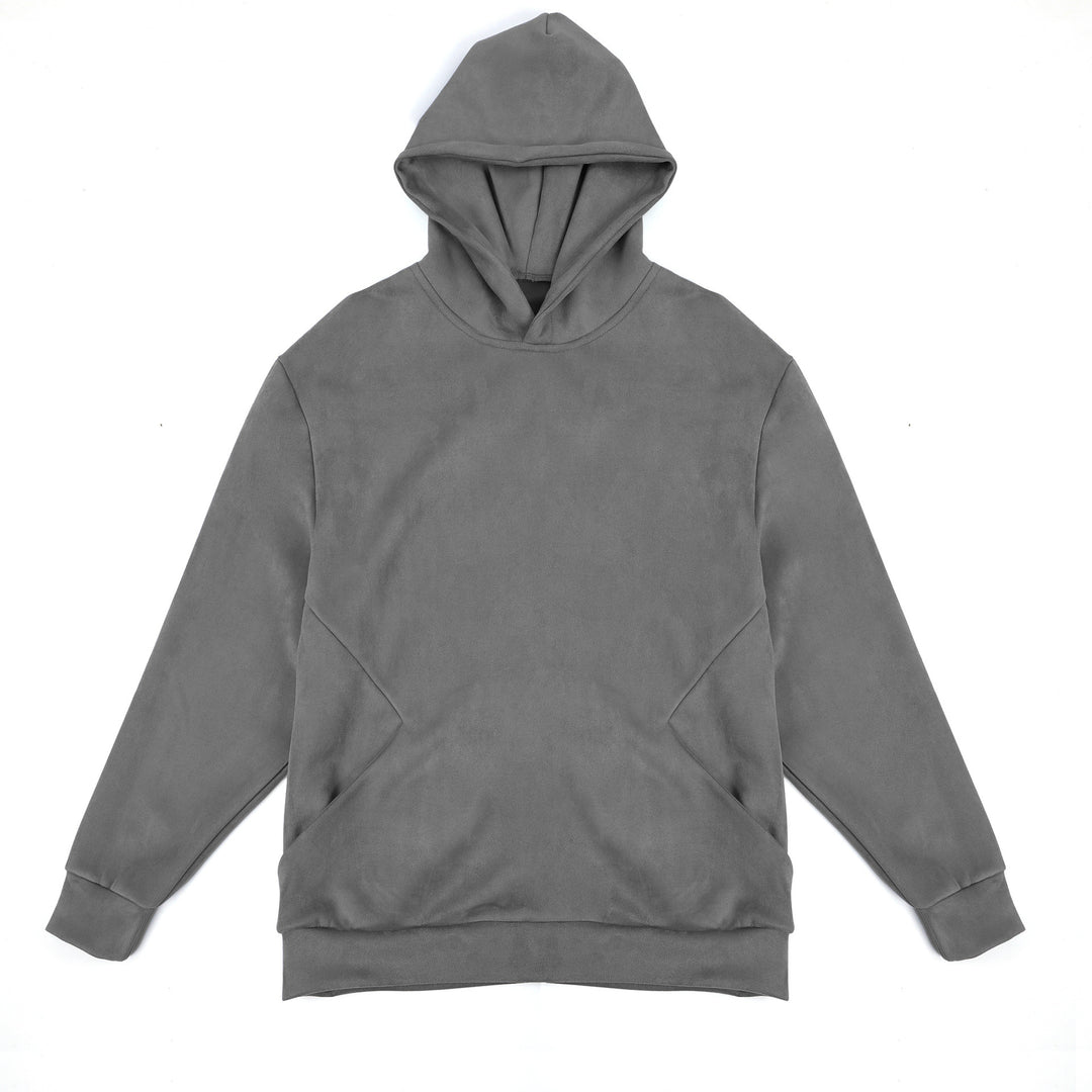 Men's hooded sweatshirt in soft fleece material with innovative details Lune London