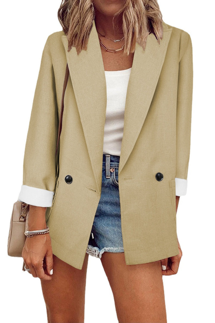 Ladies oversized casual blazer with modern details Lune London