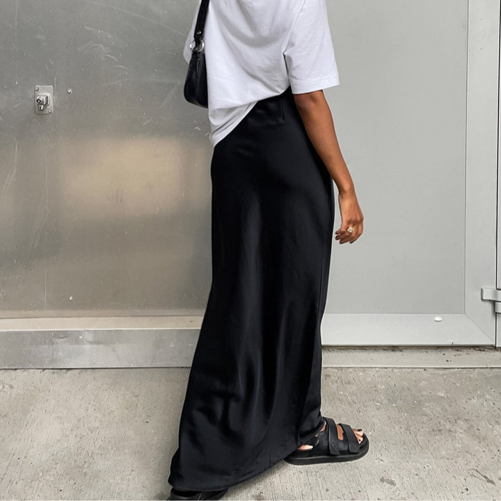 Women Elegant Chic Maxi Skirt