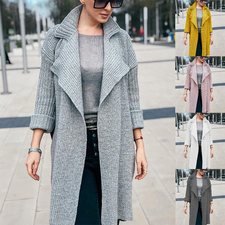Lune London oversized knit coat for women