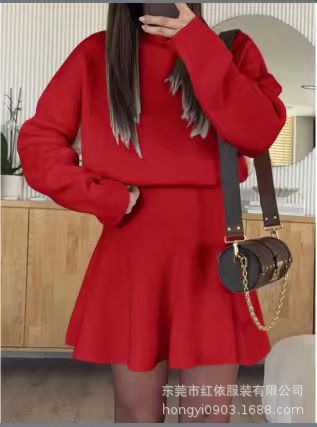 Robe sweat décontractée pour femmes avec des manches hautes Chic & Stil