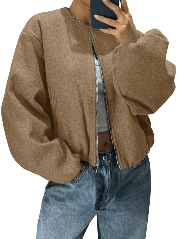 Ladies Oversized Chic Wool Jacket